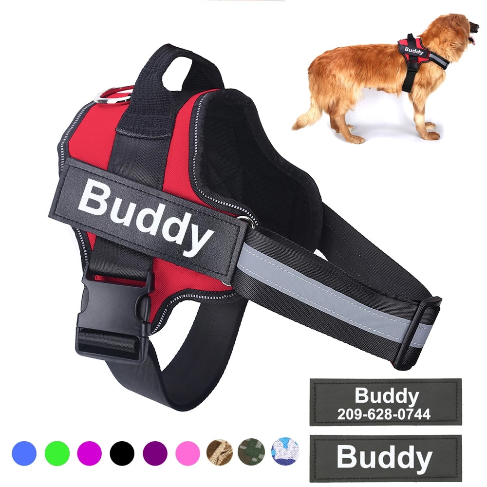 Dog Harness Adjustable For Small Large Dog